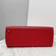 Load image into Gallery viewer, Hermes kelly 28 red tc leather with lock,key,dust bag
