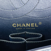 Load image into Gallery viewer, Chanel navy blue calfskin 226 medium reissue, gold hdw
