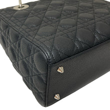 Load image into Gallery viewer, Lady Dior black caviar medium, silver hdw 2022

