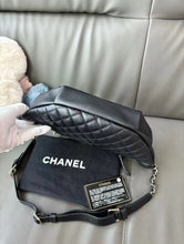 Load image into Gallery viewer, Chanel black calfskin bumbag belt bag
