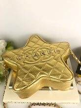 Load image into Gallery viewer, Chanel 24c Walk of Fame star bag metallic gold, gold hdw
