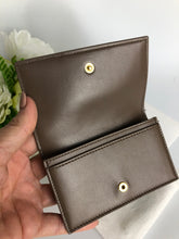 Load image into Gallery viewer, Bottega Veneta taupe grey card holder
