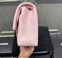 Load image into Gallery viewer, Chanel 22s pink medium caviar with light gold hardware
