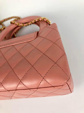 Load image into Gallery viewer, Chanel 23k nude pink calfskin Nano Kelly (larger size), gold hdw
