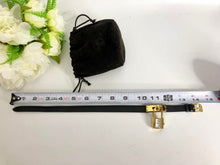Load image into Gallery viewer, Hermes black leather strap Kelly watch, gold hdw
