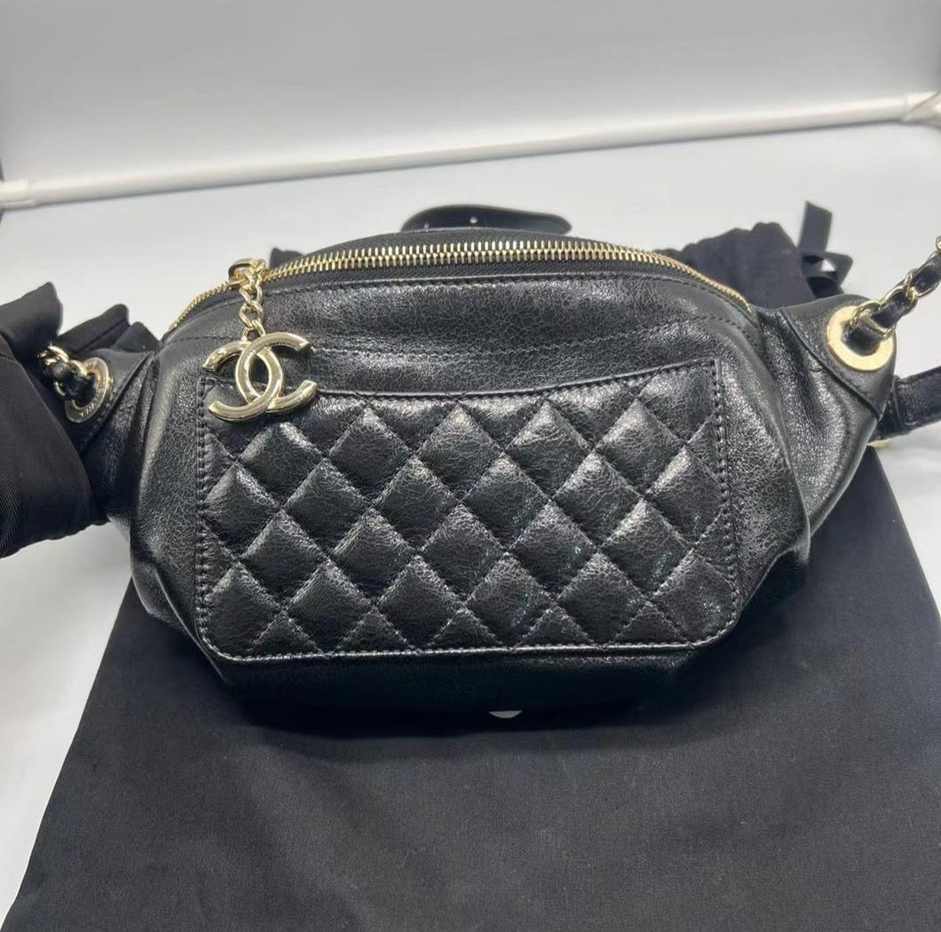 Chanel black belt bag