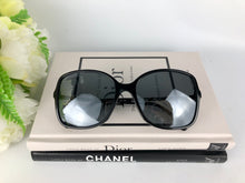 Load image into Gallery viewer, Chanel black chain link sunglasses
