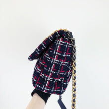 Load image into Gallery viewer, Chanel 19 bag in medium/large tweed with mixed hdw

