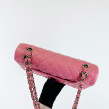 Load image into Gallery viewer, Chanel pink caviar medium classic, gold hdw 28 series
