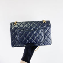Load image into Gallery viewer, Chanel navy blue calfskin 226 medium reissue, gold hdw
