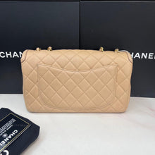 Load image into Gallery viewer, Chanel beige caviar filigree medium, gold hdw
