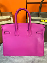 Load image into Gallery viewer, Hermes Birkin 25 Magnolia Swift with palladium hdw. Stamp U (2022)
