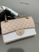 Load image into Gallery viewer, Chanel 21c light pink caviar small classic flap, light gold hdw
