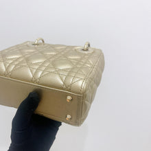 Load image into Gallery viewer, Lady Dior gold mini, gold hdw
