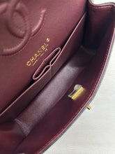 Load image into Gallery viewer, Chanel small black caviar classic flap, gold hdw chip
