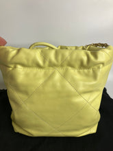 Load image into Gallery viewer, Chanel 22 mini yellow, with gold hdw
