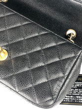 Load image into Gallery viewer, Chanel black caviar mini, gold hdw full set 20 series
