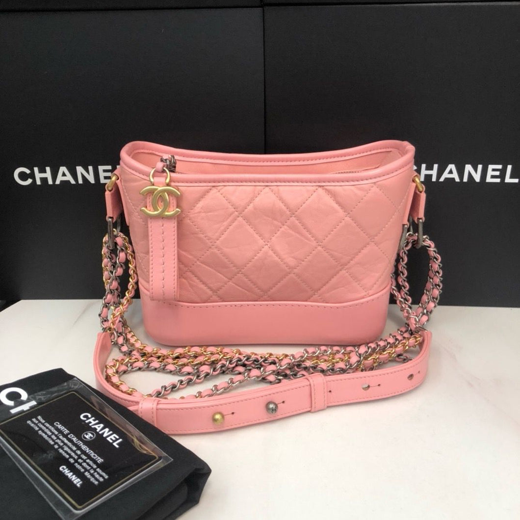Chanel small pink Gabrielle, 27 series