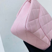 Load image into Gallery viewer, Chanel classic flap small pink 22b caviar with light gold hdw
