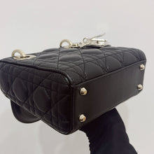 Load image into Gallery viewer, Lady Dior black mini, gold hdw.
