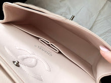 Load image into Gallery viewer, Chanel light pink sakura caviar medium classic flap, silver hdw
