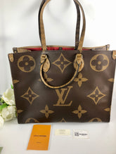 Load image into Gallery viewer, Louis Vuitton on-the-go GM monogram reverse giant canvas, gold hdw
