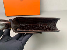 Load image into Gallery viewer, Hermes Vintage Constance 23, brown crocodile
