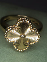 Load image into Gallery viewer, Van Cleef &amp; Arpels guilloche 18k gold ring
