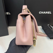 Load image into Gallery viewer, Chanel small pink business affinity, gold hdw
