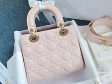 Load image into Gallery viewer, Lady Dior 2023 small pink lambskin, gold hdw
