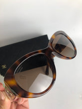 Load image into Gallery viewer, Chanel tortoise sunglasses
