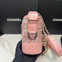 Load image into Gallery viewer, Chanel pink tweed small Gabrielle
