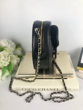 Load image into Gallery viewer, Chanel black 22s large cc in love heart bag, gold hdw
