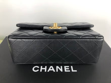 Load image into Gallery viewer, Chanel 27 series black mini, gold hdw
