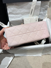 Load image into Gallery viewer, Chanel 26p light pink caviar mini 25 bag, gold hdw
