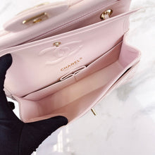 Load image into Gallery viewer, Chanel 21c small light pink caviar classic flap, light gold hdw
