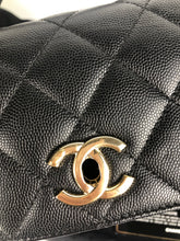 Load image into Gallery viewer, Chanel small black caviar business affinity, gold hdw
