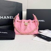 Load image into Gallery viewer, Chanel 25 mini pink caviar, gold hdw
