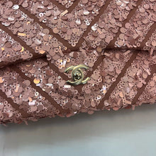 Load image into Gallery viewer, Chanel medium pink sequin bag
