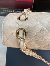 Load image into Gallery viewer, Chanel double flap jumbo beige caviar with gold hardware.
