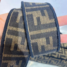 Load image into Gallery viewer, Fendi medium baguette in brown jacquard print
