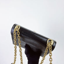 Load image into Gallery viewer, Louis Vuitton black twist pm, gold hdw
