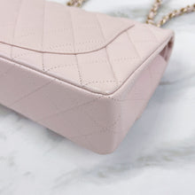 Load image into Gallery viewer, Chanel 21c small light pink caviar classic flap, light gold hdw
