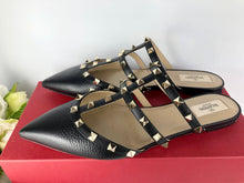 Load image into Gallery viewer, Valentino black Rockstud mules 41 (fits size 10 us)
