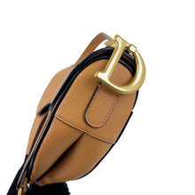 Load image into Gallery viewer, Dior medium saddle in caramel, gold hdw
