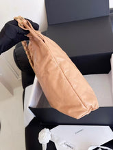 Load image into Gallery viewer, Chanel 22 medium, caramel beige, gold hdw
