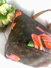 Load image into Gallery viewer, Louis Vuitton Rare Stephen Sprouse neverfull MM roses
