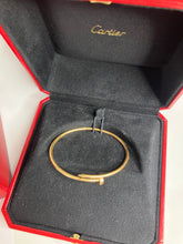 Load image into Gallery viewer, Cartier juste un clou slim, 18k rose gold size 17
