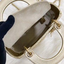 Load image into Gallery viewer, Lady Dior gold mini, gold hdw
