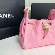 Load image into Gallery viewer, Chanel 25 mini pink caviar, gold hdw

